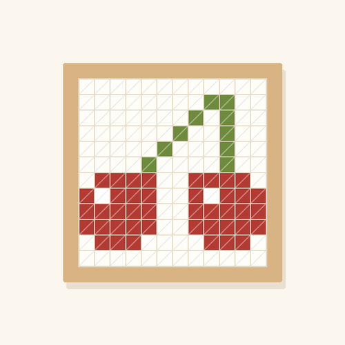 Cherry On Top needlepoint canvas design