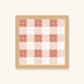 Gingham Style needlepoint canvas design